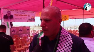 نظم اقليم يطا وضواحيها وقفة تضامنية مع الاسير نبيل ابو قبيطه
