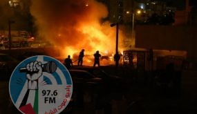 3 إصابات في حريق منزل جنوب غزة