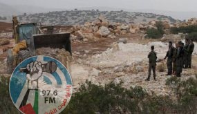 الاحتلال يجرف أراضي جنوب نابلس