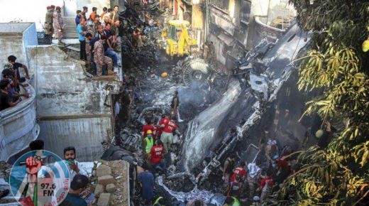 تحديث| 80 قتيلا على الأقل بتحطّم إيرباص إيه-320 فوق حي سكني في كراتشي
