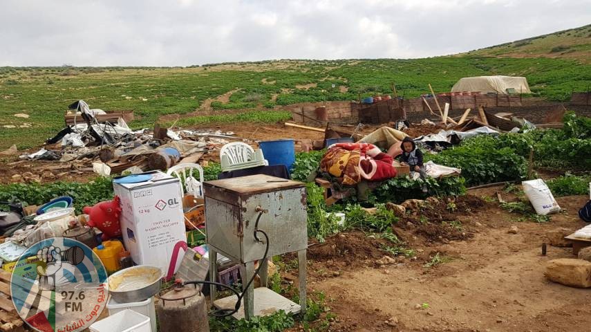 الاحتلال يهدم منشأة زراعية شرق طوباس