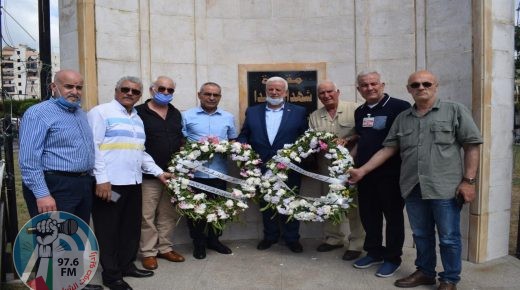 لبنان: قيادة فصائل منظمة التحرير تضع أكاليل الزهور على أضرحة الشهداء بمناسبة العيد