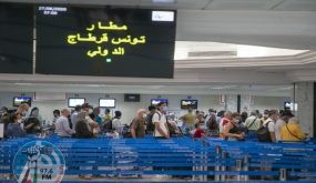TUNIS, TUNISIA - JUNE 27: A view of Tunis–Carthage International Airport as scores of Tunisian and foreign citizens are seen on June 27, 2020 in Tunis, Tunisia. After more than 3 months of closure due to the novel coronavirus (Covid-19) pandemic, Tunisia open its borders on June 27. ( Yassine Gaidi - Anadolu Agency )