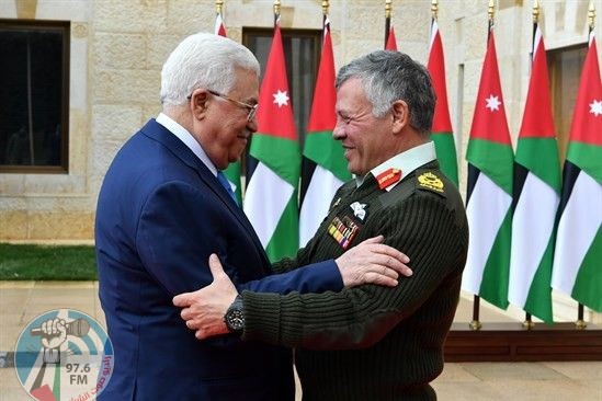 الرئيس يهنئ العاهل الأردني بمناسبة عيد الجلوس الملكي