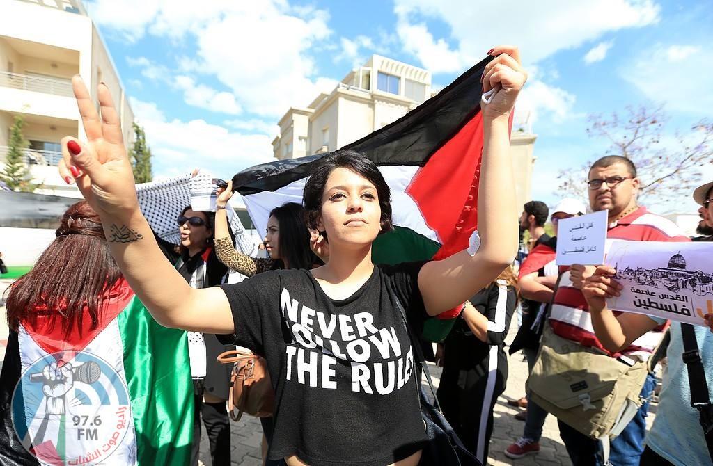 تظاهرة حاشدة أمام السفارة الإسرائيلية في واشنطن تنديدا بمخطط الضم