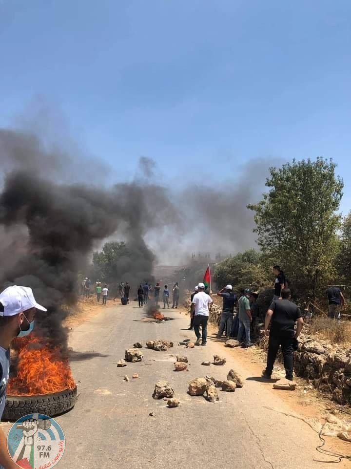 إصابات خلال قمع الاحتلال مسيرة سلمية في ترمسعيا