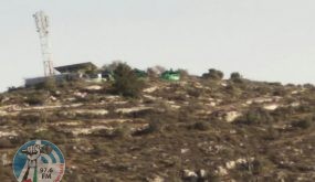 مستوطنون ينصبون خياما على أراضي المواطنين شرق سلفيت