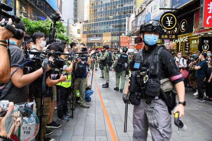 شرطة هونج كونج تكثف تواجدها تحسباً لخروج احتجاجات في العيد الوطني للصين