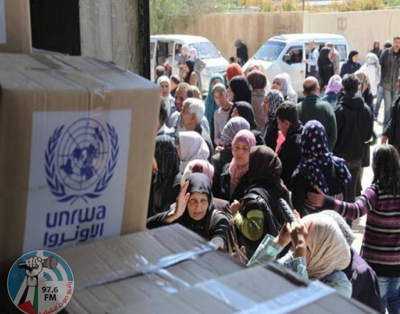 الاونروا تستأنف توزيع المساعدات الغذائية على اللاجئين بغزة