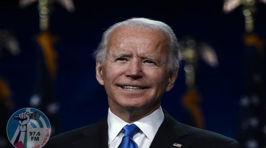 Former vice-president and Democratic presidential nominee Joe Biden accepts the Democratic Party nomination for US president during the last day of the Democratic National Convention, being held virtually amid the novel coronavirus pandemic, at the Chase Center in Wilmington, Delaware on August 20, 2020. / AFP / Olivier DOULIERY