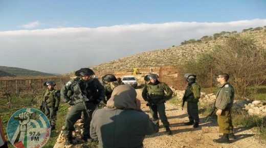 الاحتلال يجبر عائلة على مغادرة أرضها تحت تهديد السلاح شمال الخليل