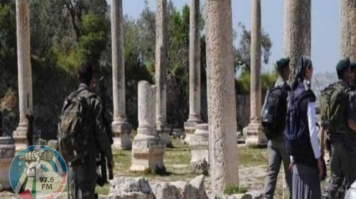 الاحتلال يقتحم سبسطية ويغلق الموقع الأثري