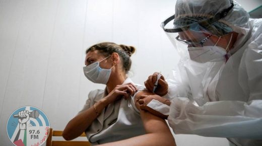 FILE PHOTO: A medic of the regional hospital receives Russia's "Sputnik-V" vaccine shot against the coronavirus disease (COVID-19) in Tver, Russia October 12, 2020. REUTERS/Tatyana Makeyeva/File Photo