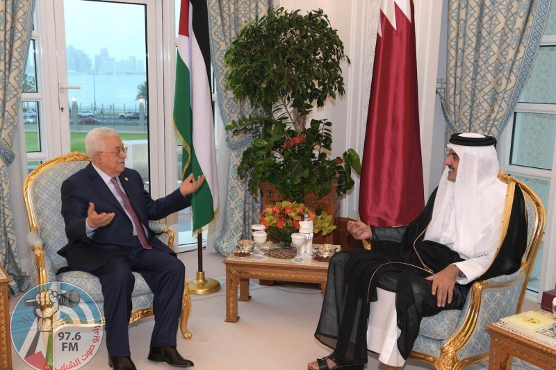 الشيخ: الرئيس محمود عباس يلتقي أمير قطر في الدوحة غدا