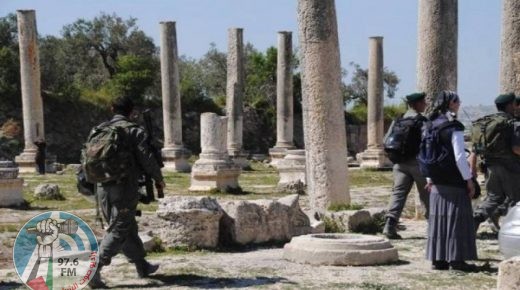 الاحتلال يقتحم الموقع الأثري في سبسطية