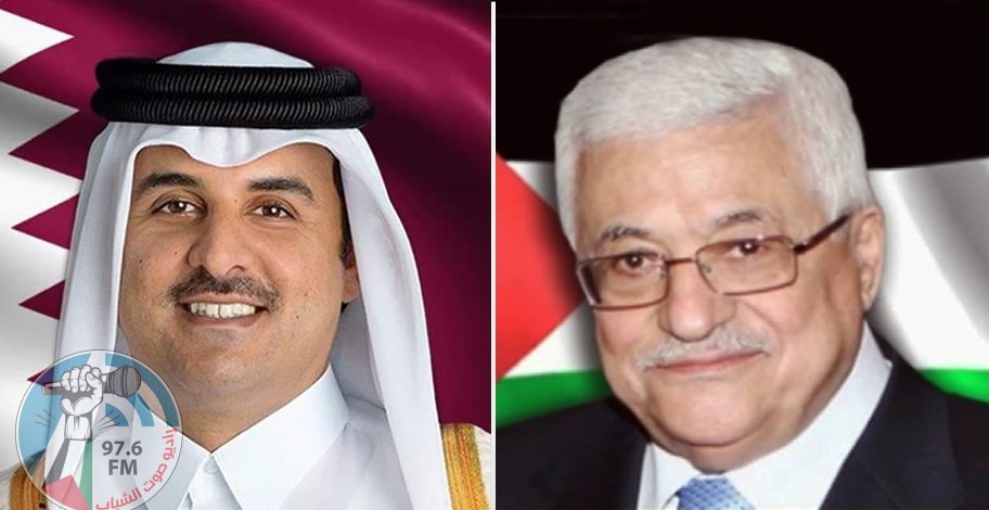 بدء الاجتماع بين الرئيس وأمير قطر