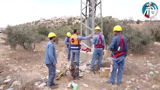 شركة كهرباء الجنوب فرع الظاهرية / تقوم بعمل صيانه لخطوط ومحولات الشركة المغذيه للمنطقة .