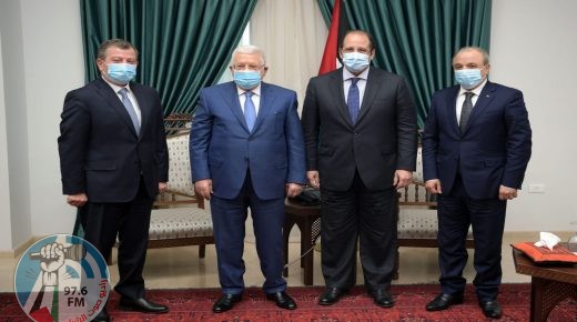 الرئيس يستقبل رئيسي جهازي المخابرات العامة المصرية والأردنية