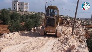 شق 60 كيلو متر مربع طرق زراعية في الظاهرية