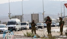 الاحتلال يشدد اجراءاته العسكرية على حاجز حوارة جنوب نابلس
