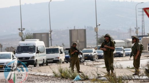 الاحتلال يشدد اجراءاته العسكرية على حاجز حوارة جنوب نابلس