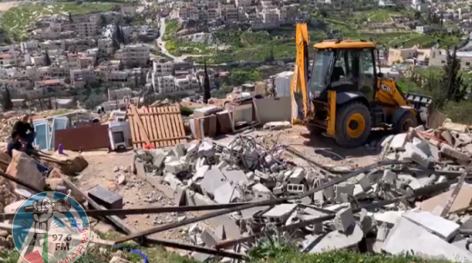 الاحتلال يهدم غرفتين في بلدة بتير غرب بيت لحم