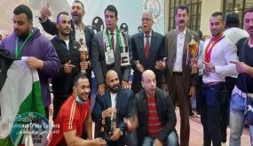 فلسطين تحرز المركز الثالث بالبطولة العربية للقوة البدنية بـ 16 ميدالية