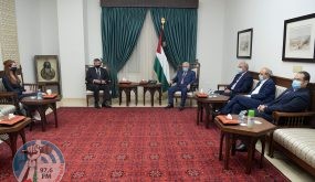 الرئيس يستقبل القنصل العام البريطاني