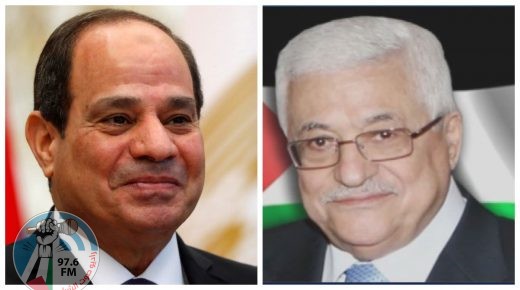 الرئيس يتلقى رسالة من الرئيس السيسي أكد خلالها حرصه على دعم القضية الفلسطينية