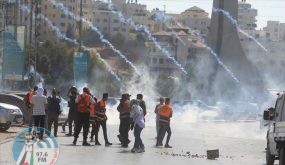 الصحة: 4 إصابات بالرصاص والعشرات بالاختناق خلال مواجهات مع الاحتلال على مدخل أريحا