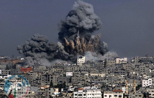 طائرات الاحتلال تشن أعنف سلسلة غارات على مدينة غزة وتلحق أضرارا جسيمة في الممتلكات