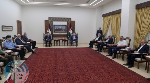 الرئيس يترأس اجتماعا طارئا لمتابعة الوضع في الأرض الفلسطينية كافة