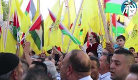 الخليل: عشرات الآلاف يشاركون في مسيرة جماهيرية دعما للرئيس ونصرة للأسرى