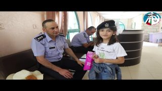 فعاليات مخيم الشرطي الصغير في مدينة الخليل