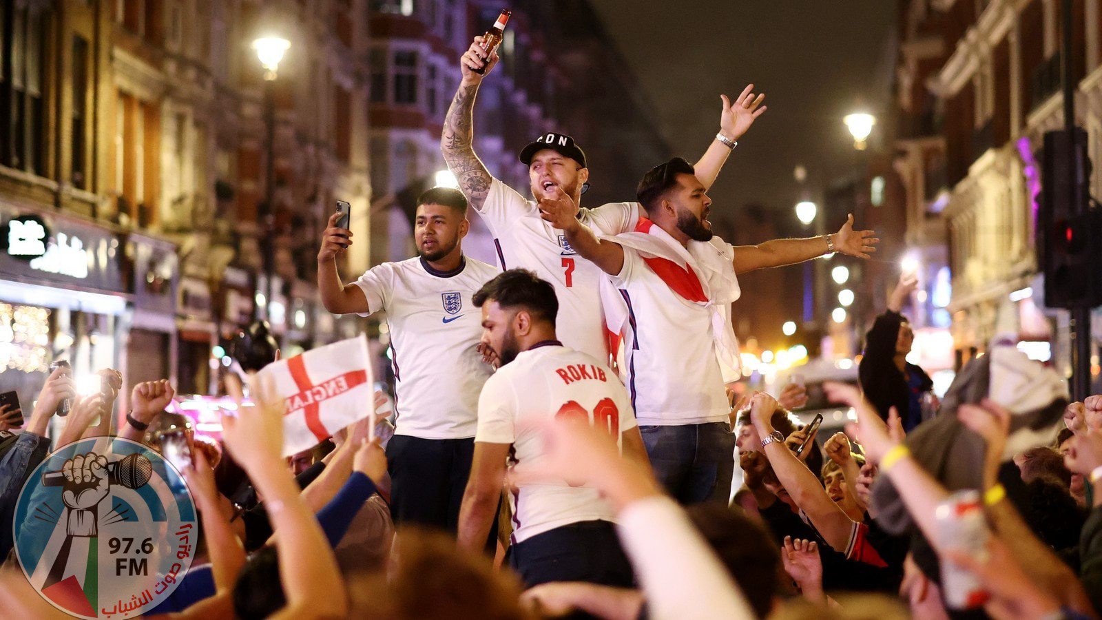 القبض على 20 شخصا خلال الاحتفالات بفوز إنجلترا على الدنمارك