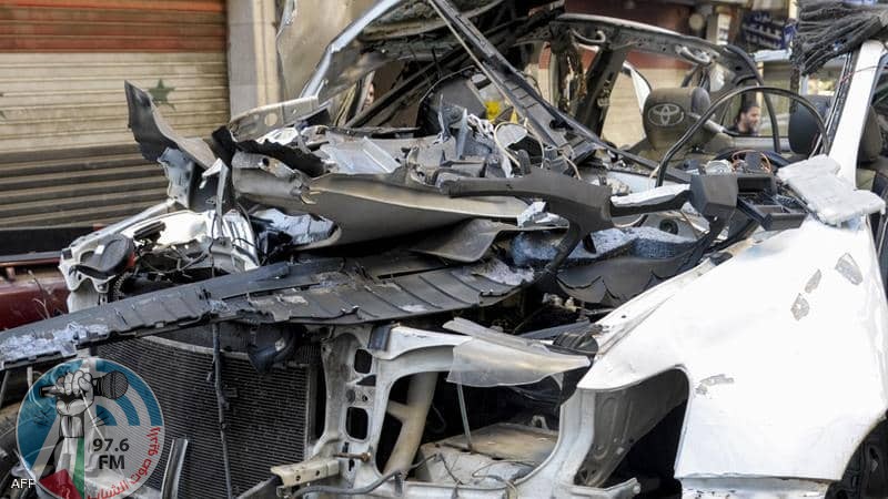 قتيل و3 مصابين انفجار حافلة عسكرية في دمشق