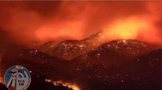 اندلاع حرائق ضخمة في 14 ولاية جزائرية