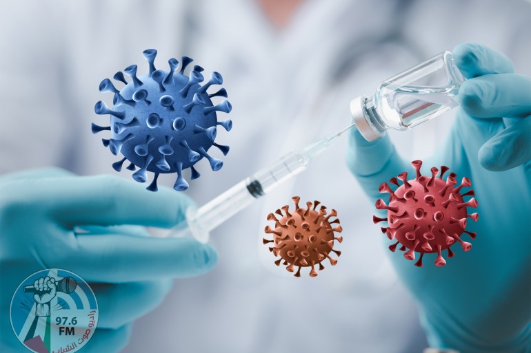 Concept fight against virus covid-19 corona virus, doctor or scientist in laboratory holding a syringe with liquid vaccines for children or older adults,Concept:diseases,medical care,science.; Shutterstock ID 1680091963; Department: -