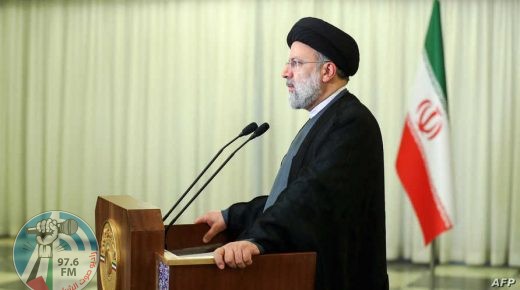 A handout picture provided by the Iranian presidency on September 21, 2021 shows Iranian President Ebrahim Raisi addressing the 76th Session of the UN General Assembly from Tehran. - Raisi told the United Nations that he supported talks on the 2015 nuclear deal if they led to an ending of US sanctions. (Photo by HO / Iranian Presidency / AFP) / === RESTRICTED TO EDITORIAL USE - MANDATORY CREDIT "AFP PHOTO / HO / IRANIAN PRESIDENCY" - NO MARKETING NO ADVERTISING CAMPAIGNS - DISTRIBUTED AS A SERVICE TO CLIENTS ===