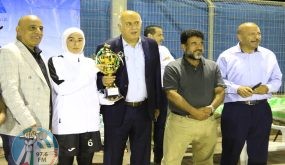 الرجوب يتوّج فريق بلدنا بلقب دوري سباعيات الأندية النسوية لكرة القدم