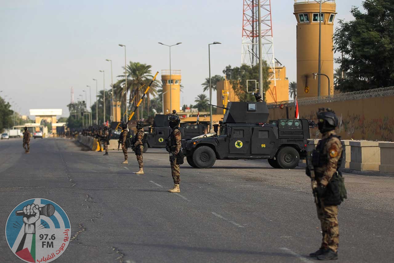 سقوط 3 صواريخ قرب السفارة الأمريكية في بغداد