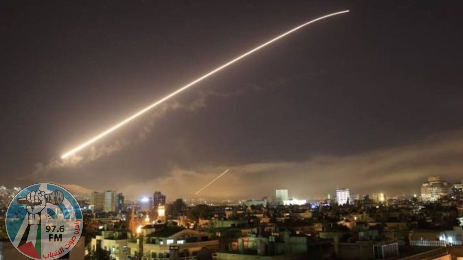 الدفاعات الجوية السورية تتصدى لعدوان اسرائيلي على مطار التيفور العسكري