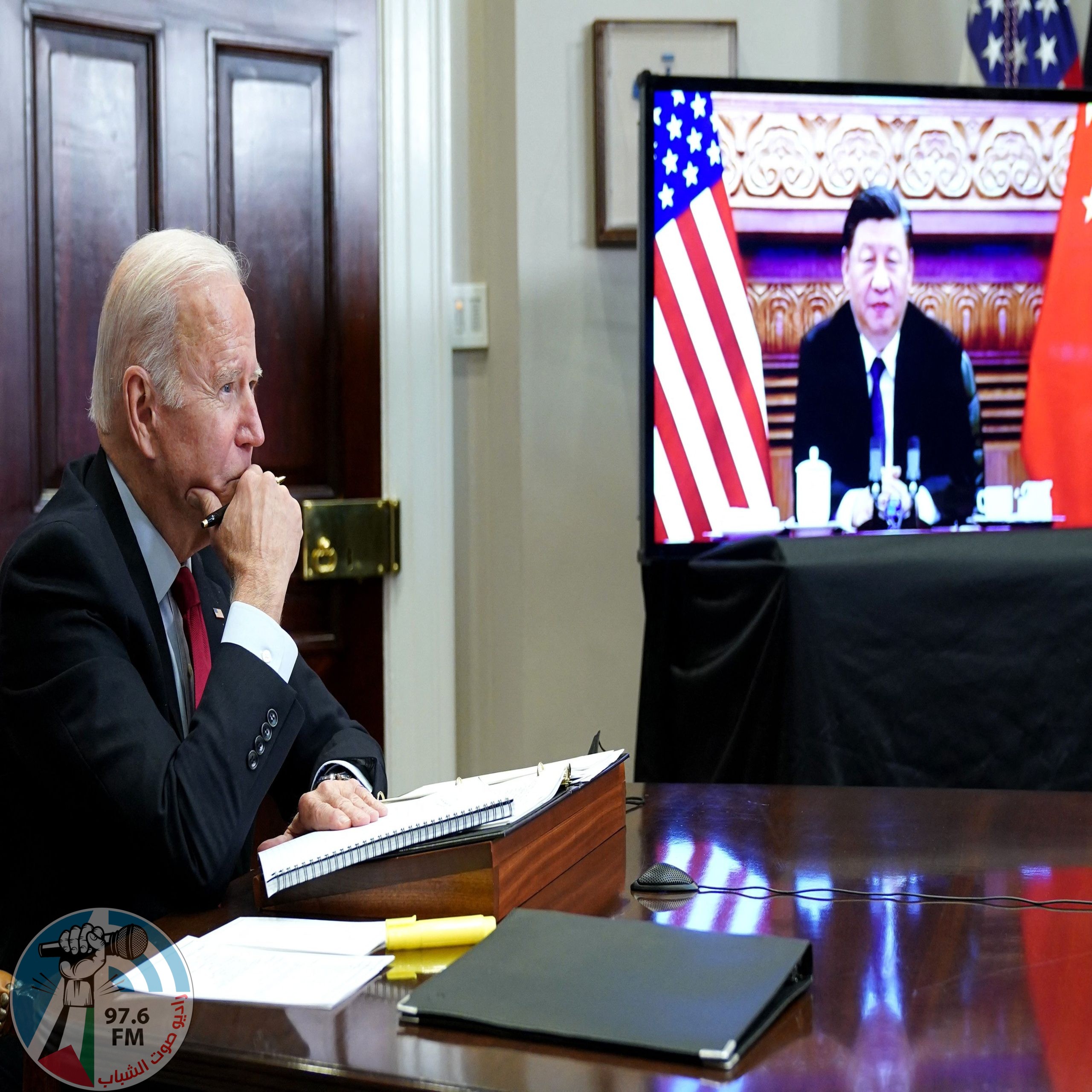 قمة افتراضية بين الرئيسين الأميركي والصيني