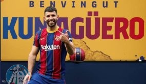 برشلونة يعلن غياب أغويرو عن الملاعب لثلاثة أشهر على الأقل