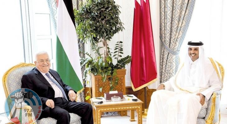 الرئيس يجتمع مع أمير قطر