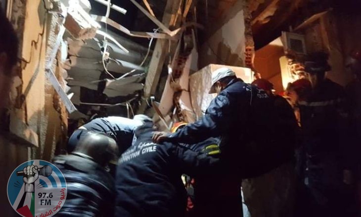 ارتفاع عدد ضحايا انهيار منزل في العاصمة الجزائرية