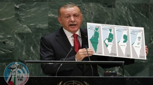 أردوغان: لا سلام دون دولة فلسطينية مستقلة على حدود 67