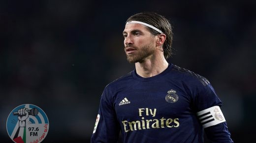 SEVILLE, SPAIN - MARCH 08: Sergio Ramos of Real Madrid CF looks on during the Liga match between Real Betis Balompie and Real Madrid CF at Estadio Benito Villamarin on March 08, 2020 in Seville, Spain. (Photo by Mateo Villalba/Quality Sport Images/Getty Images)
