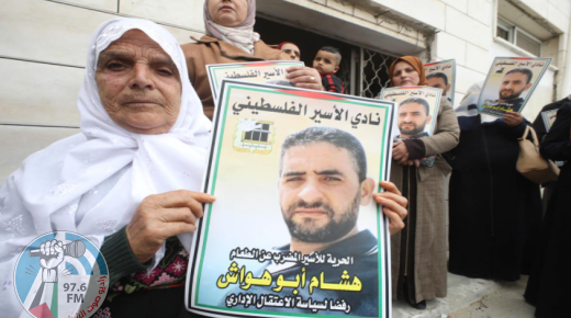 رفضا لسياسة الاعتقال الاداري الأسير هشام أبو هواش يواصل اضرابه عن الطعام لليوم 129