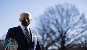 (220112) -- WASHINGTON, D.C., Jan. 12, 2022 (Xinhua) -- U.S. President Joe Biden walks out from the White House in Washington D.C., the United States, on Jan. 11, 2022. U.S. President Joe Biden in a speech Tuesday in Atlanta, Georgia, said he supports changing the Senate filibuster rule so as to make it easier for the chamber to pass legislation upholding Americans' right to vote. (Photo by Ting Shen/Xinhua)
